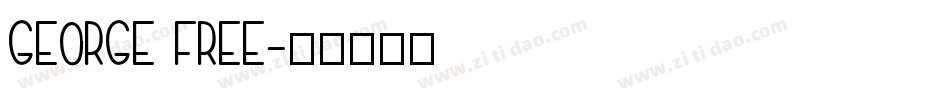 George FREE字体转换